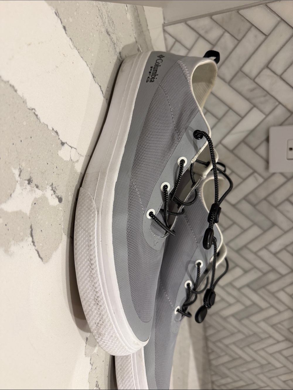 Columbia Gray Low-Top Mesh Sneaker